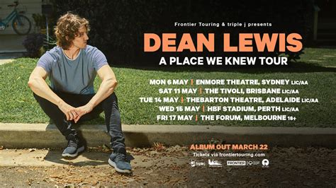 dean lewis chanel|dean lewis tour.